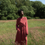Cordelia Organic Cotton Top in Rose