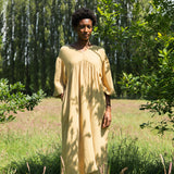 Fauna Organic Cotton Dress in Straw