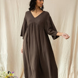 Fauna Organic Cotton Dress in Cacao