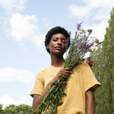 Jayda Organic Cotton Top in Straw