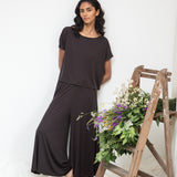 Pixie-Lou Lyocell Top in Charcoal