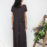 Marianna-Lou Organic Lyocell Trouser in Charcoal