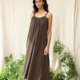 Wilder Organic Cotton Dress in Cacao
