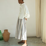 Amanda-May Linen Shirt in Off White