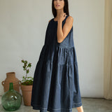 Kyra-Leigh Organic Cotton Denim Dress in Indigo