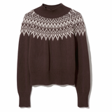 Jillian Organic Cotton Jumper in Walnut