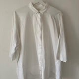 Terry Organic Cotton Shirt in White S Preloved