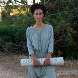 Tiva Organic Cotton Jersey Top in Ochre S Preloved