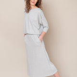 Valentina Skirt in Grey Marl Size S Preloved