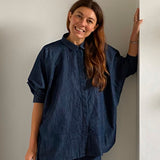 Adella-Leigh Chambray Shirt in Indigo