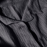 Ameera Organic Cotton Shirt in Black