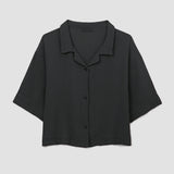 Ameera Organic Cotton Shirt in Black