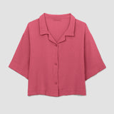 Ameera Organic Cotton Shirt in Rose