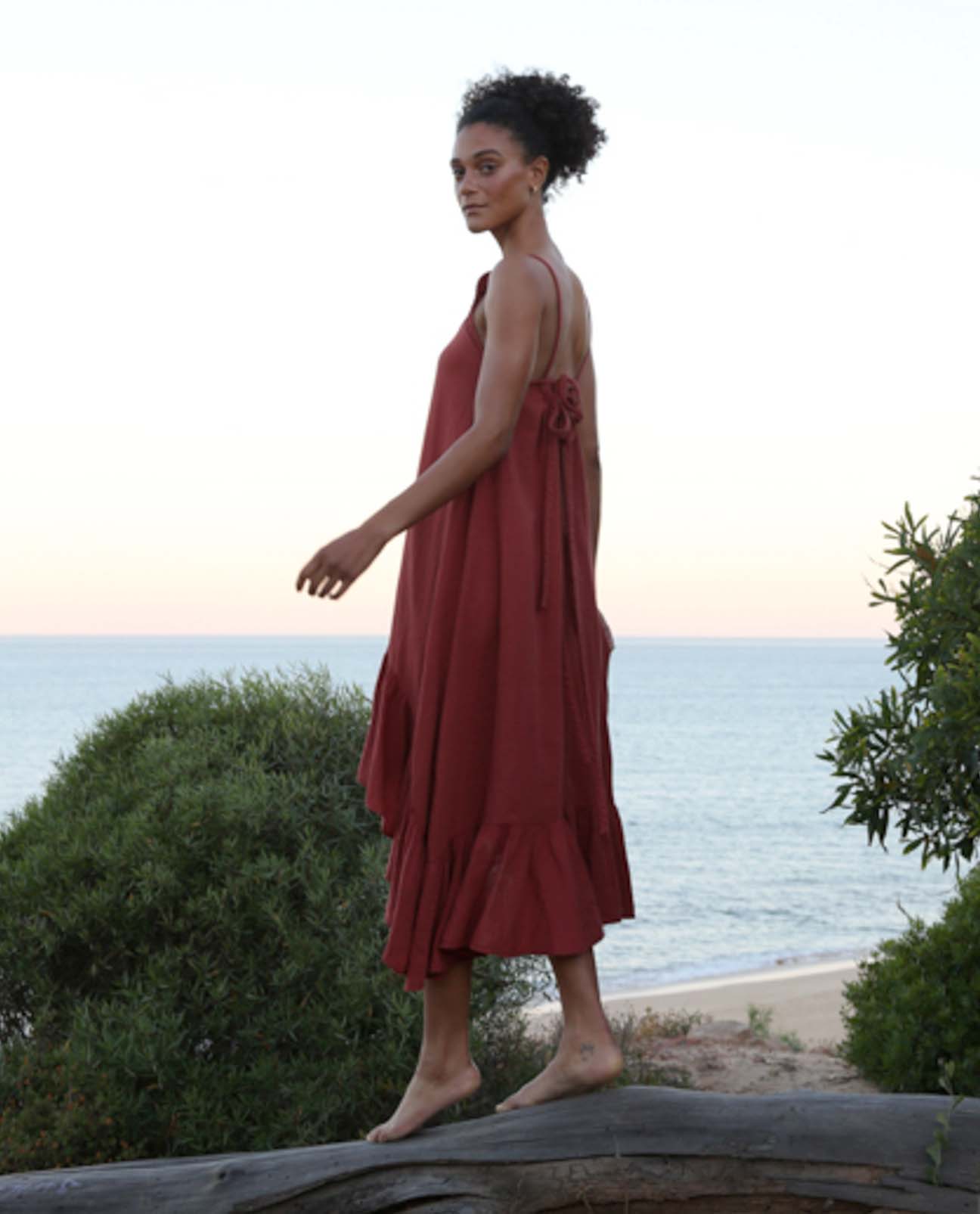 Belmira Organic Cotton Dress in Paprika S Preloved