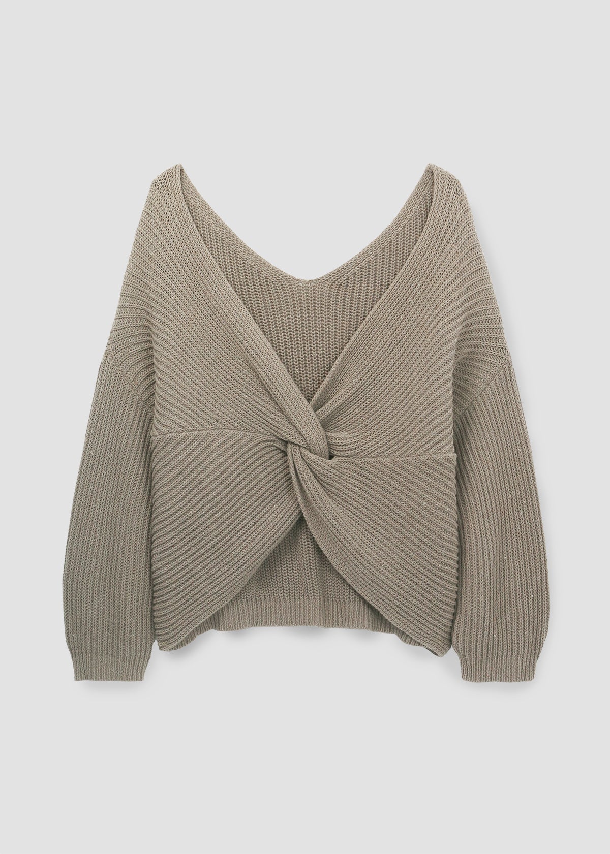 Brooke-Leigh Recycled Cotton Jumper in Natural