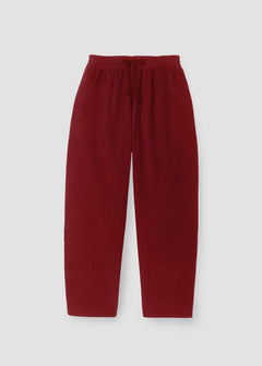 Cedar Organic Cotton Corduroy Trousers in Soft Burgundy
