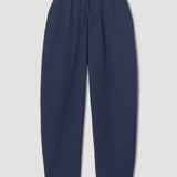Cedar Organic Cotton Poplin Trouser in Midnight