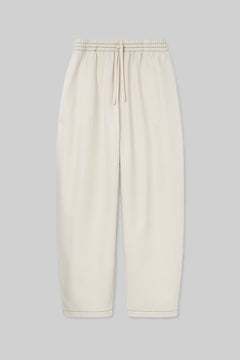 Cedar-Leigh Organic Cotton Denim Trousers in Ecru