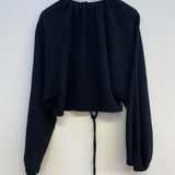 Chaya Organic Cotton Blouse In Black