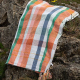 Recycled Checked Cotton Throw