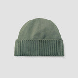 Evie Organic Cotton Knitted Hat in Soft Khaki