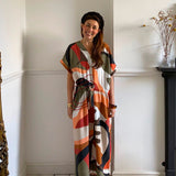 Hali-Paige Tencel Dress in Rockpool Print