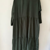 Cass Organic Cotton Corduroy Dress in Army S Preloved