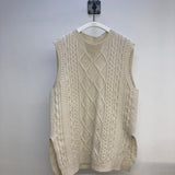 Pippa Knitted Vest in Undyed Size XS Preloved