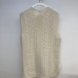 Pippa Knitted Vest in Undyed Size XS Preloved