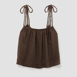 Janis Organic Cotton Top in Cacao