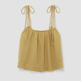 Janis Organic Cotton Top in Straw