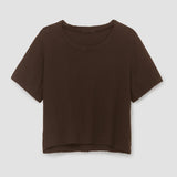 Jayda Organic Cotton Top in Cacao