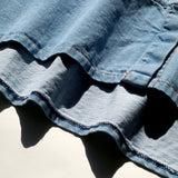 Lissie-Leigh Organic Cotton Denim Shirt in Chambray Blue