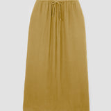 Macy Organic Cotton Skirt in Straw