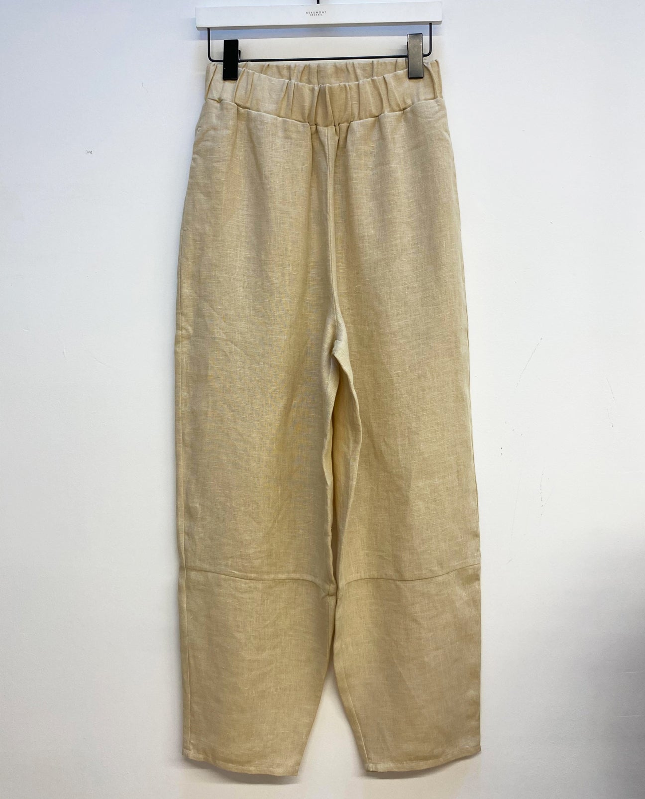 Martina-May Linen Trouser In Latte