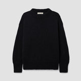 Mia Mohair Knitted Jumper in Black