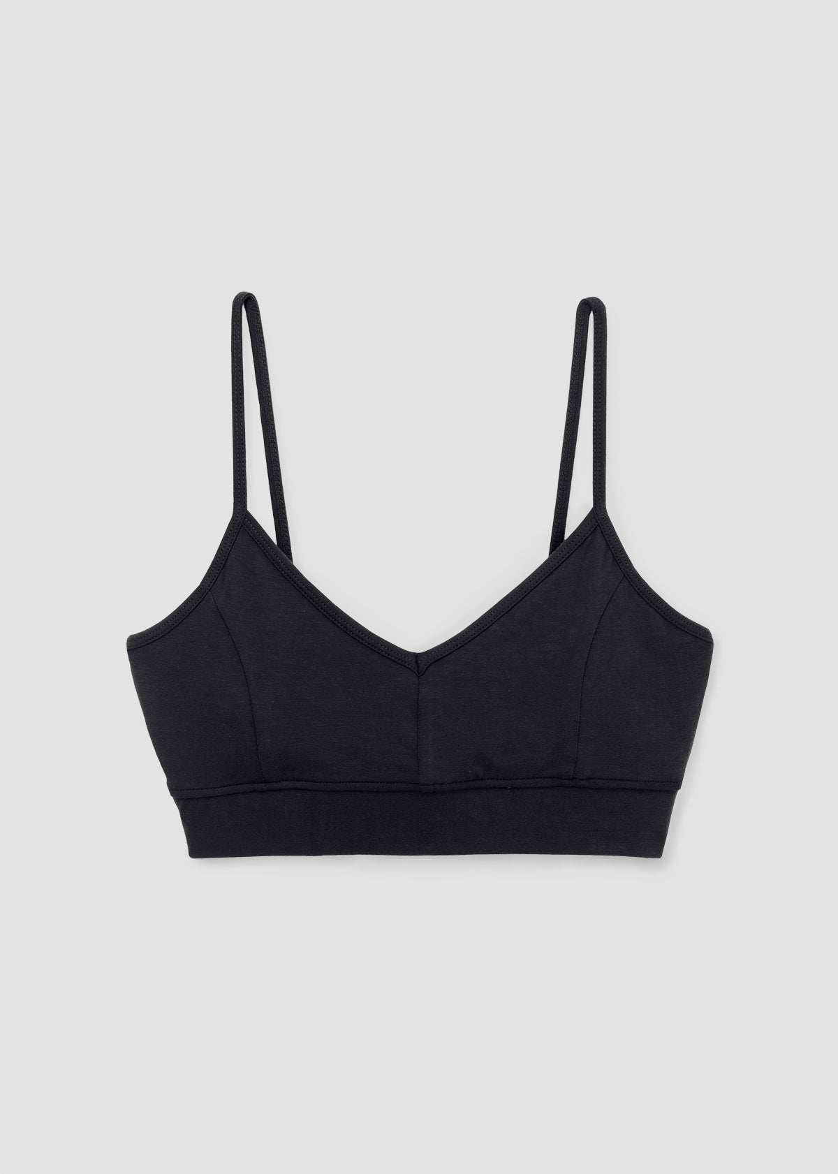 Nyra Bamboo & Organic Cotton Blend Bra in Black