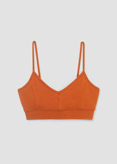 Nyra Bamboo & Organic Cotton Blend Bra in Terracotta