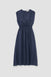 Ottillie-May Linen Dress in Midnight