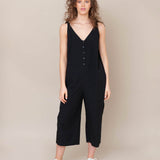 Penelope Organic Cotton Jumpsuit in Black XS Preloved