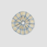 Sandy-Cay Organic Cotton Seersucker Scrunchie in Pastel Gingham by HANNAH BEAUMONT