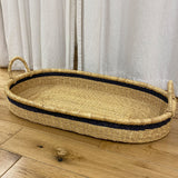 Savanna Flat Basket in Natural