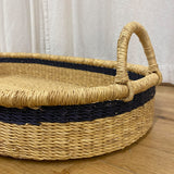 Savanna Flat Basket in Natural
