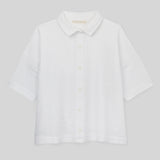 Sejal-May Linen & Organic Cotton Shirt in Snow White
