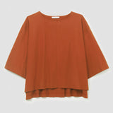 Shay Organic Cotton Top in Russet