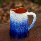 Splatterware Jug in Blue And White