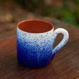 Splatterware Mug in Blue And White