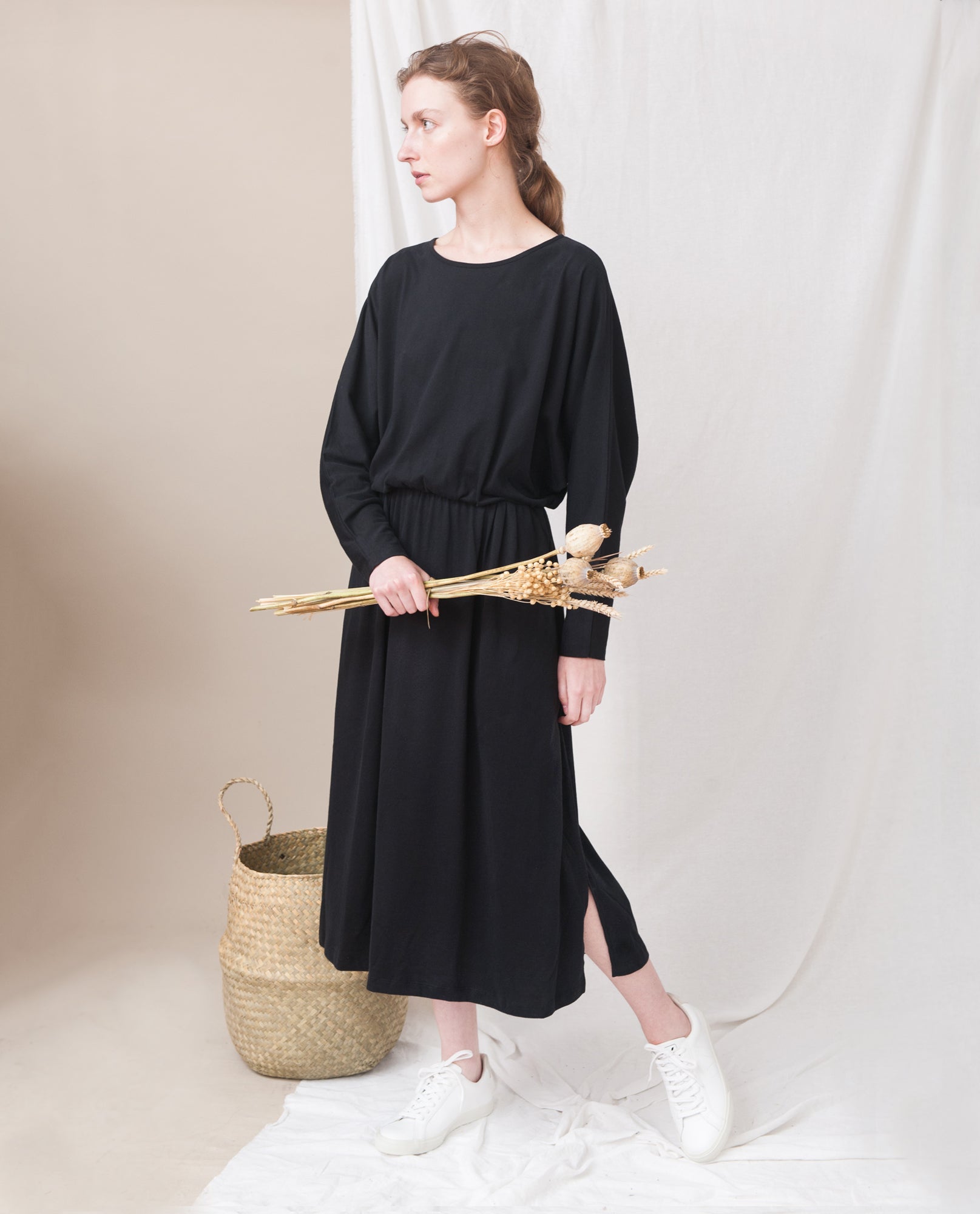 Talita Dress in Black Size S