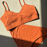 Zaria Bamboo & Organic Cotton Blend Knickers in Terracotta