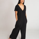 Veronica Organic Cotton Jumpsuit in Black L Preloved